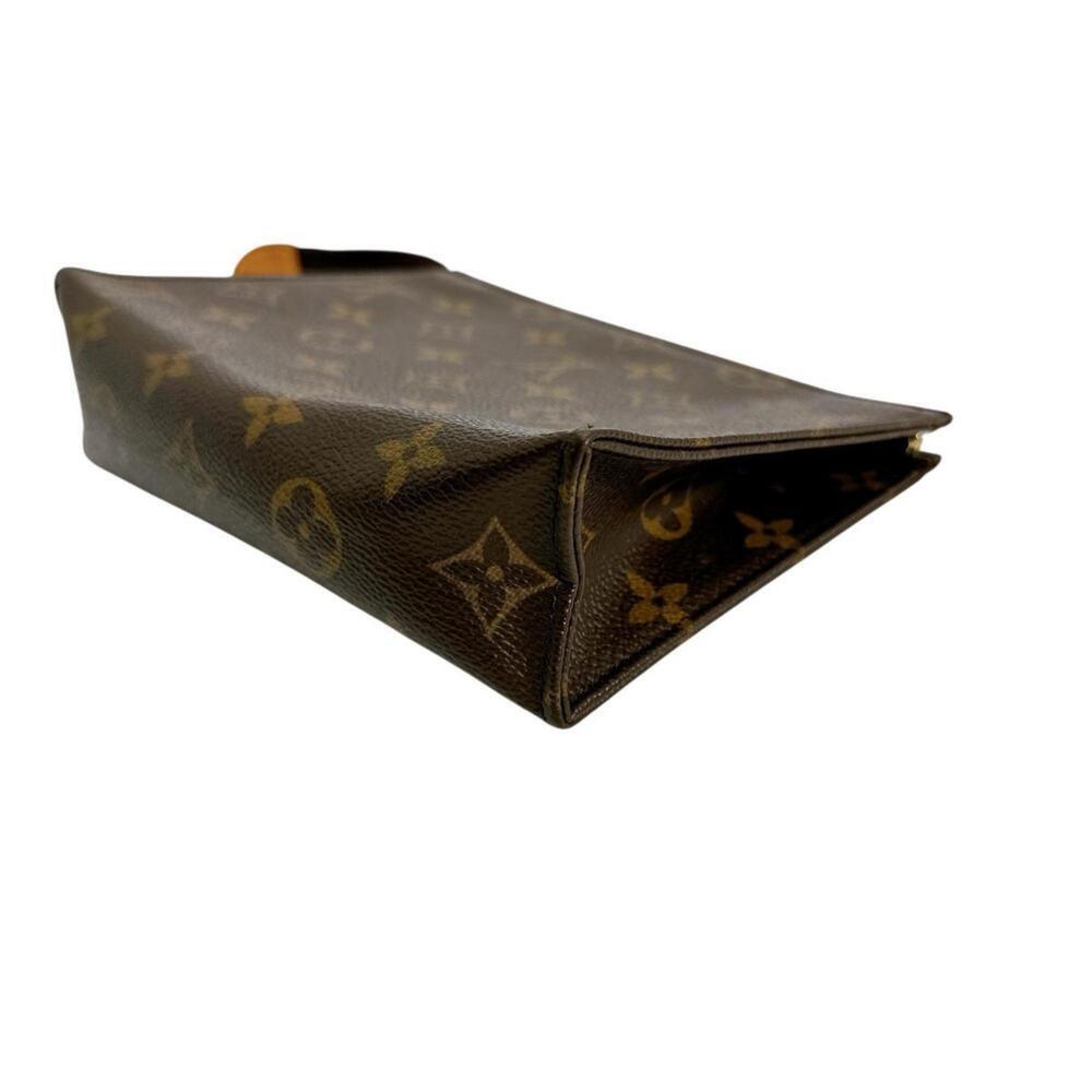 LOUIS VUITTON Brown Monogram Canvas Pochette Pouch - Picture 5 of 14